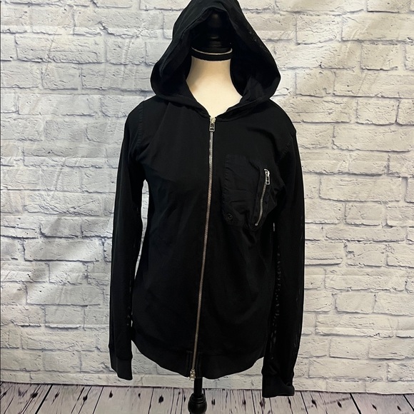 adidas Jackets & Blazers - Adidas SLVR A000 Minimalist Zip Pocket Jacket Black Medium High-End Vintage